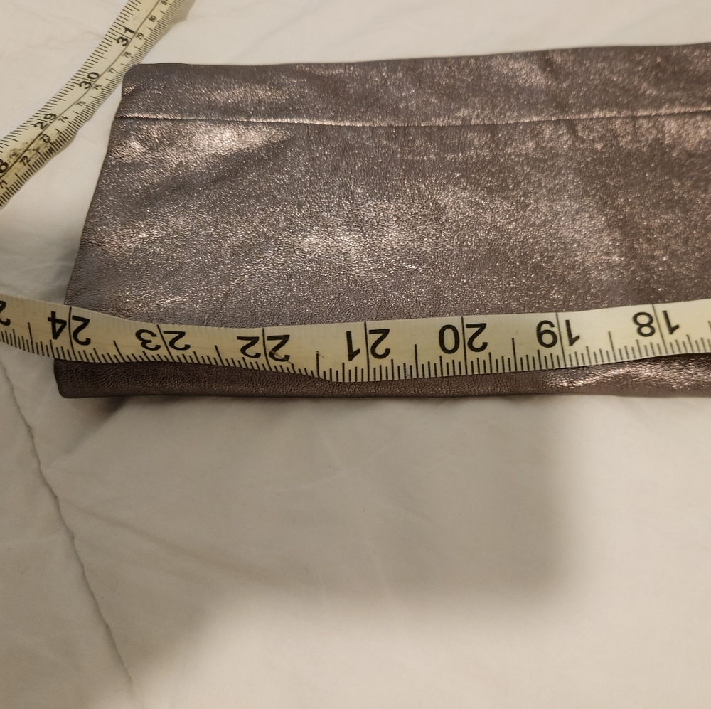 Metallic bronze pleather jacket - Picture 7 of 7